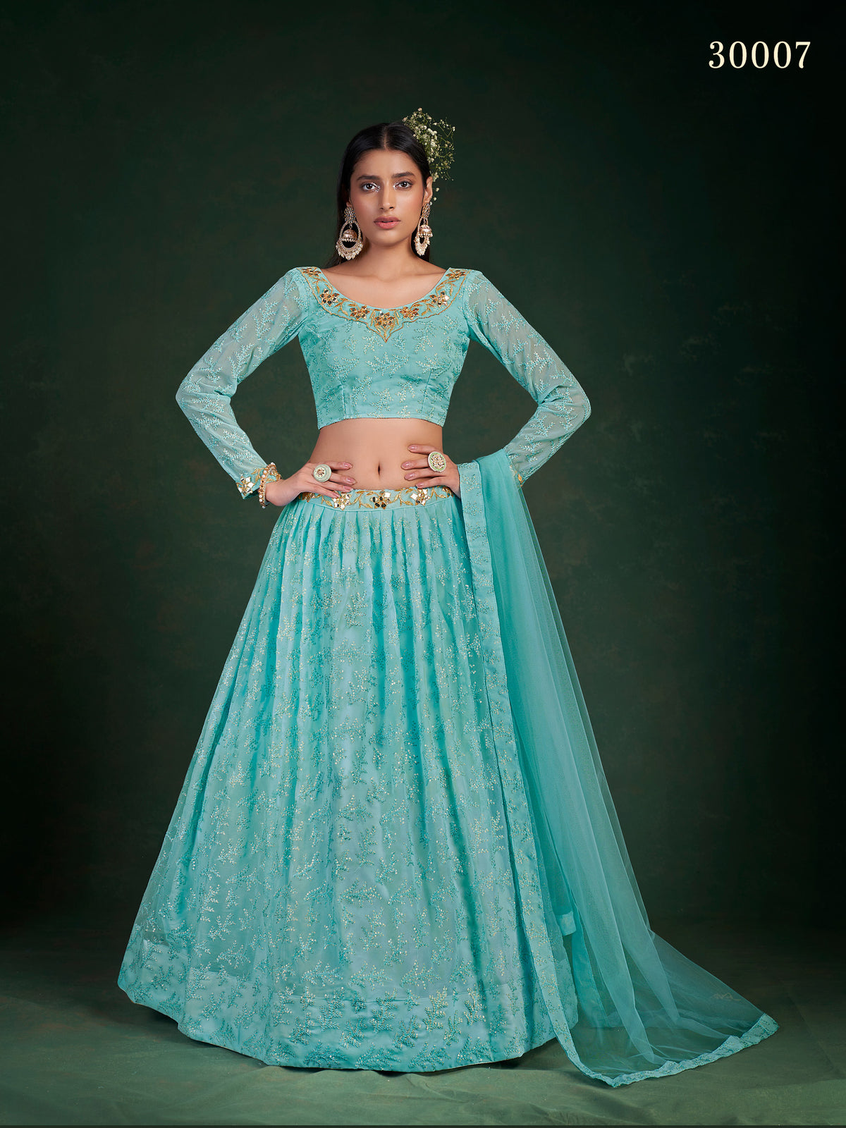 Fabulous Blue Color Designer Lehenga Choli Buy Now - Joshindia