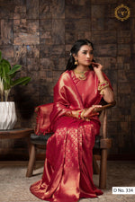 beautiful maroon color saree - Joshindia