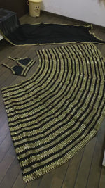 Trendy black color sequence lehanga choli buy now