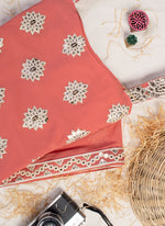 orangeGeorgette Designer Kurta Set - Joshindia