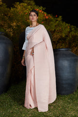 Buy Pink Color Pleated Saree online - Joshindia