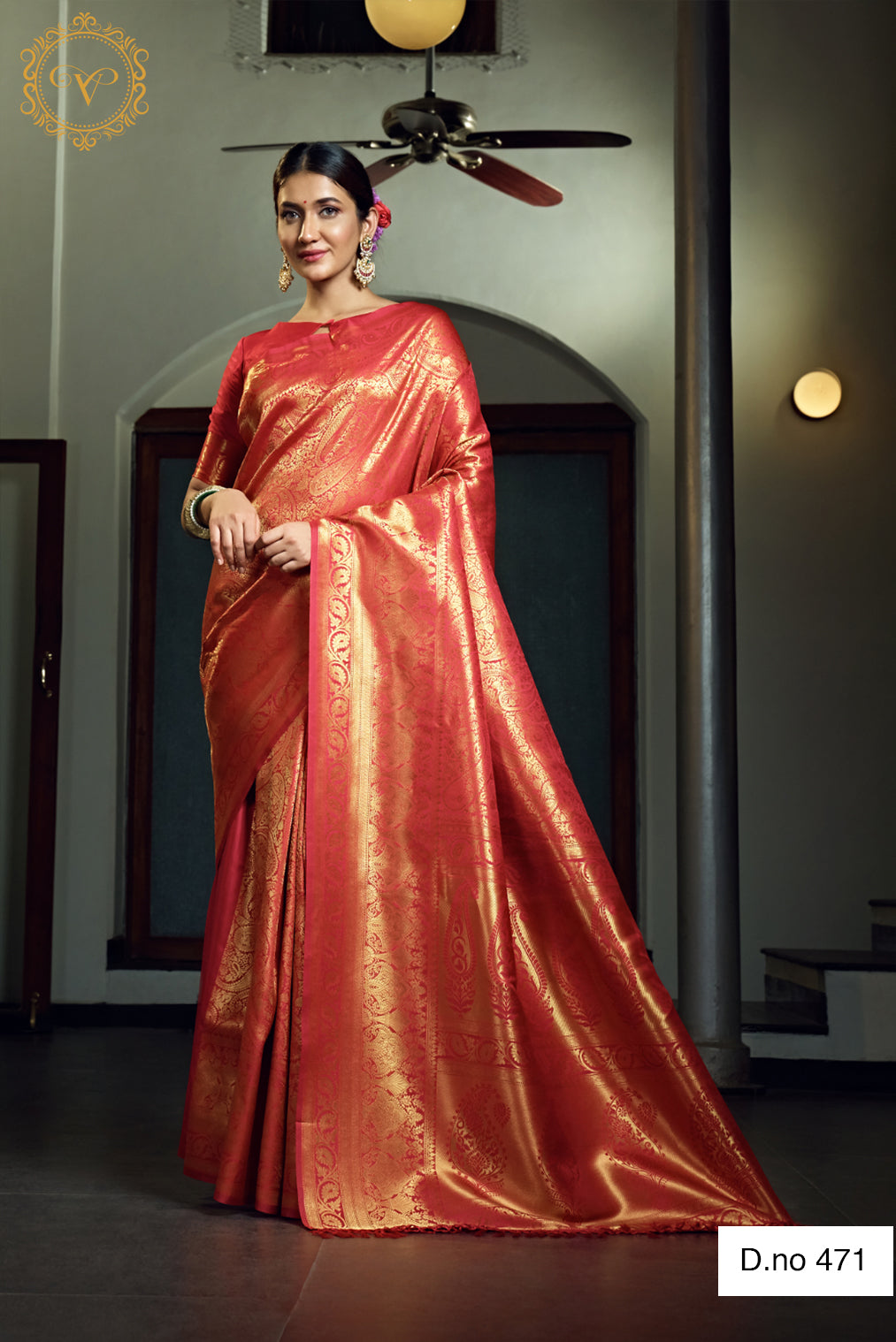 Buy red colorbest kanjivaram saree online By josh - Joshindia