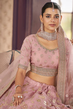 trendy pink bridal designer lehenga choli buy now - Joshindia