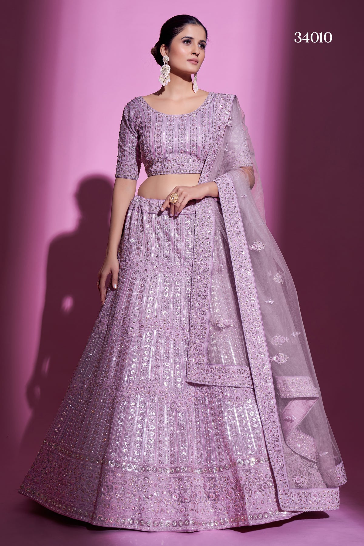Classy Lilac Color Designer Lehenga Choli Buy Now - Joshindia