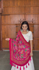 Navratri Special Amazing White Color Lehenga Choli For Trendy Look