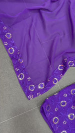 Purple Color Heavy Designer Salwarsuit Buy Online