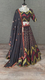 Black Designer lehenga buy online