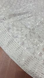 Trending White Mirror Work Lehenga Choli For Wedding