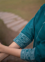 Best Designer Round Neck Embroidered Cotton Top - Joshindia