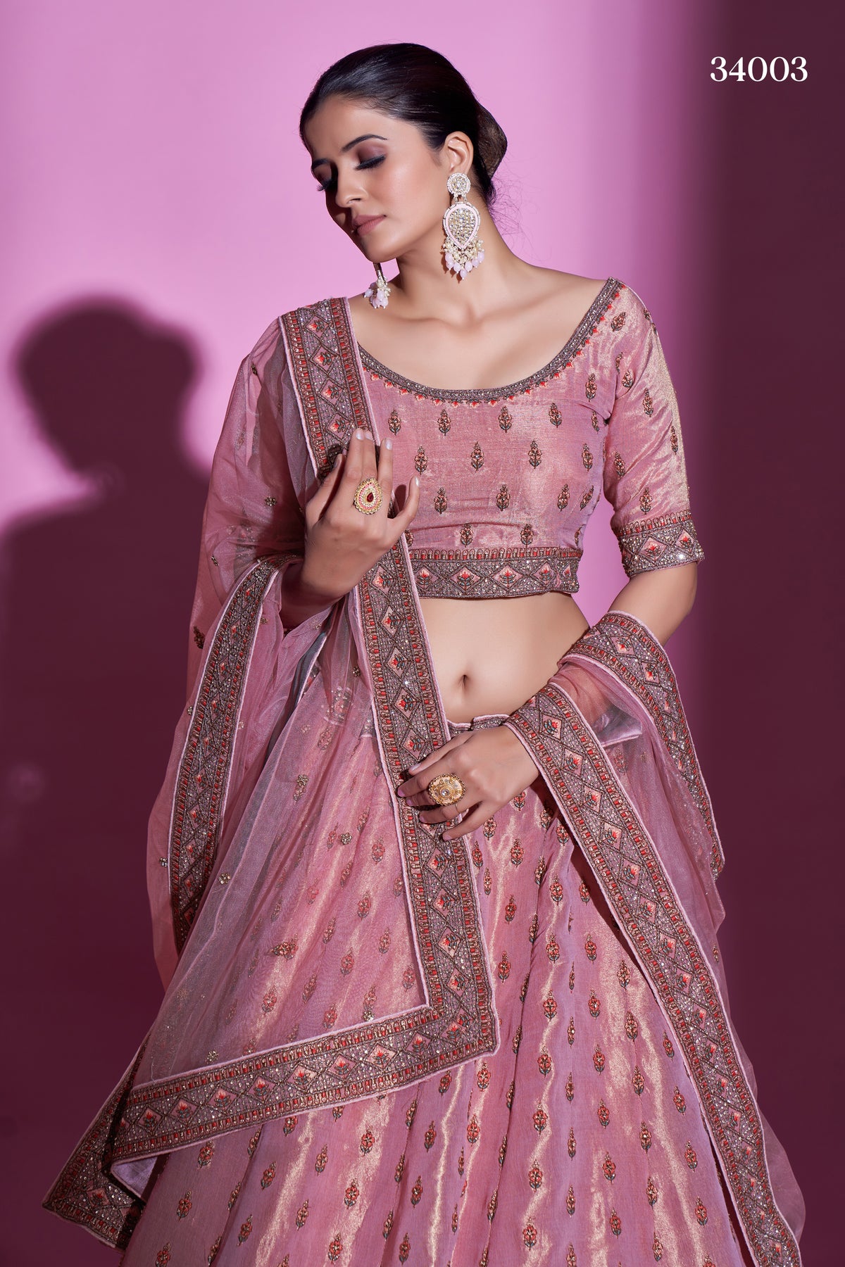 Awesome Pink Color Designer Lehenga Choli Buy Now - Joshindia
