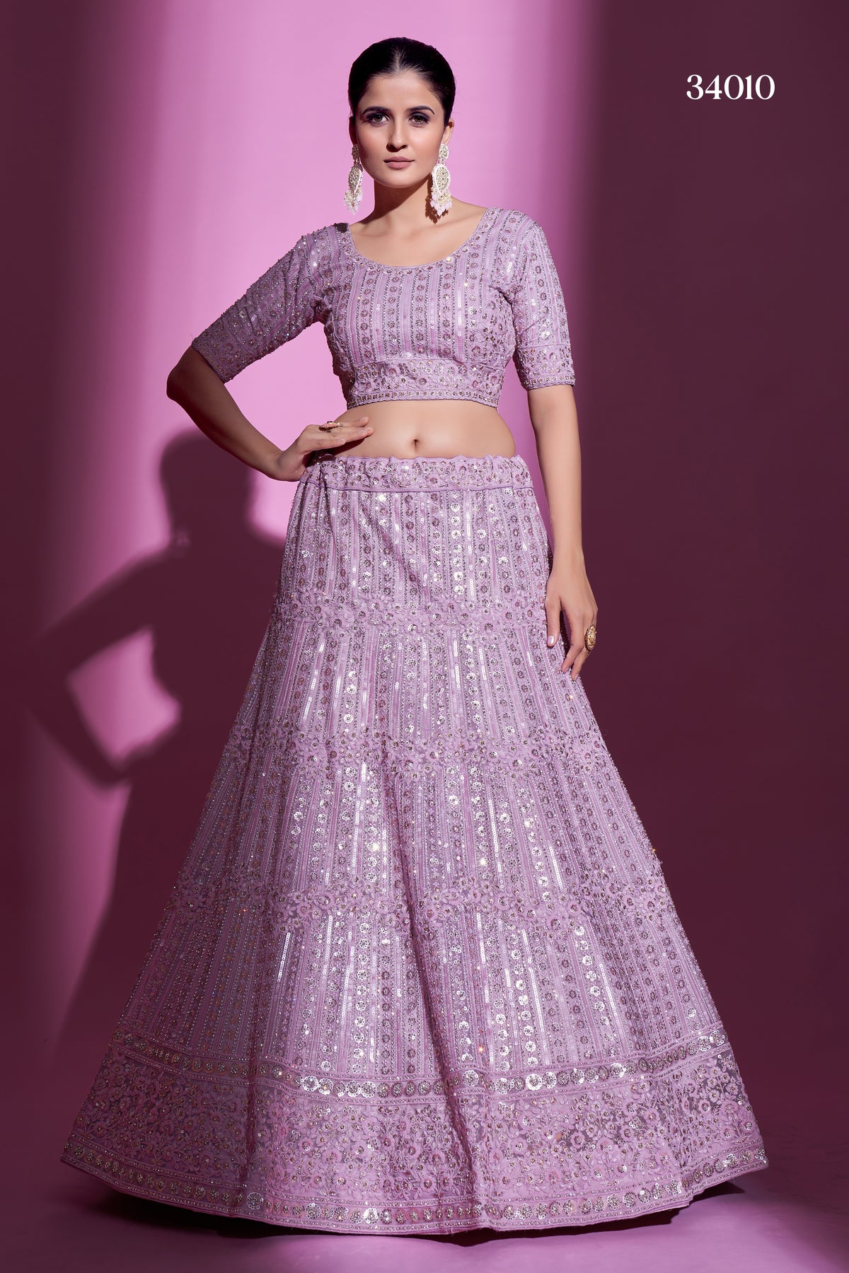 Classy Lilac Color Designer Lehenga Choli Buy Now - Joshindia