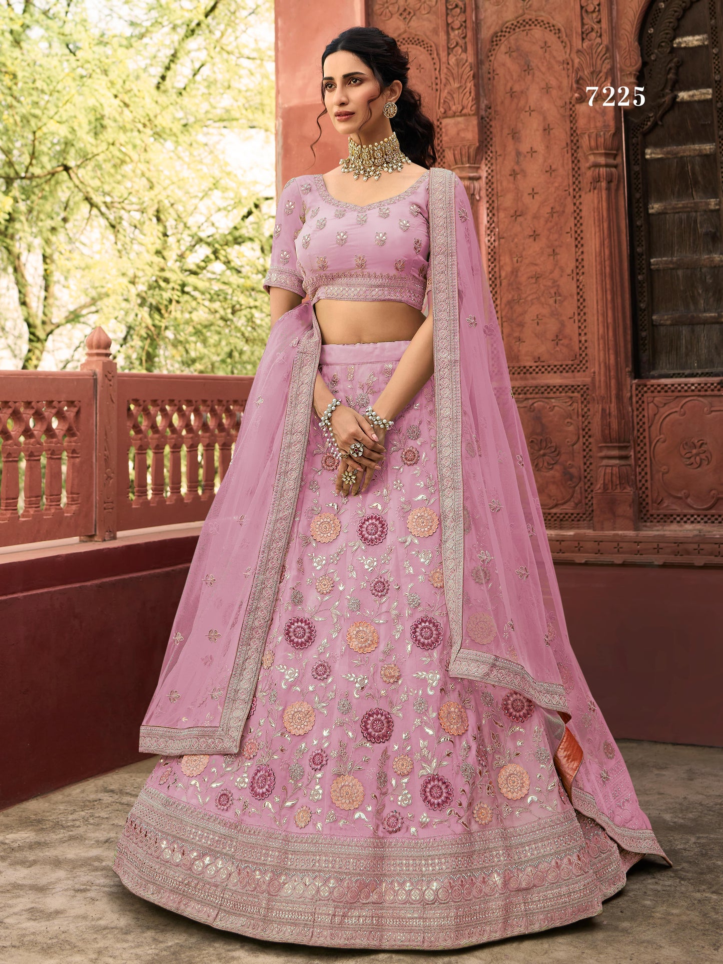 Trendy Latest Dark Pink Bridal Designer Lehenga Choli Buy Now