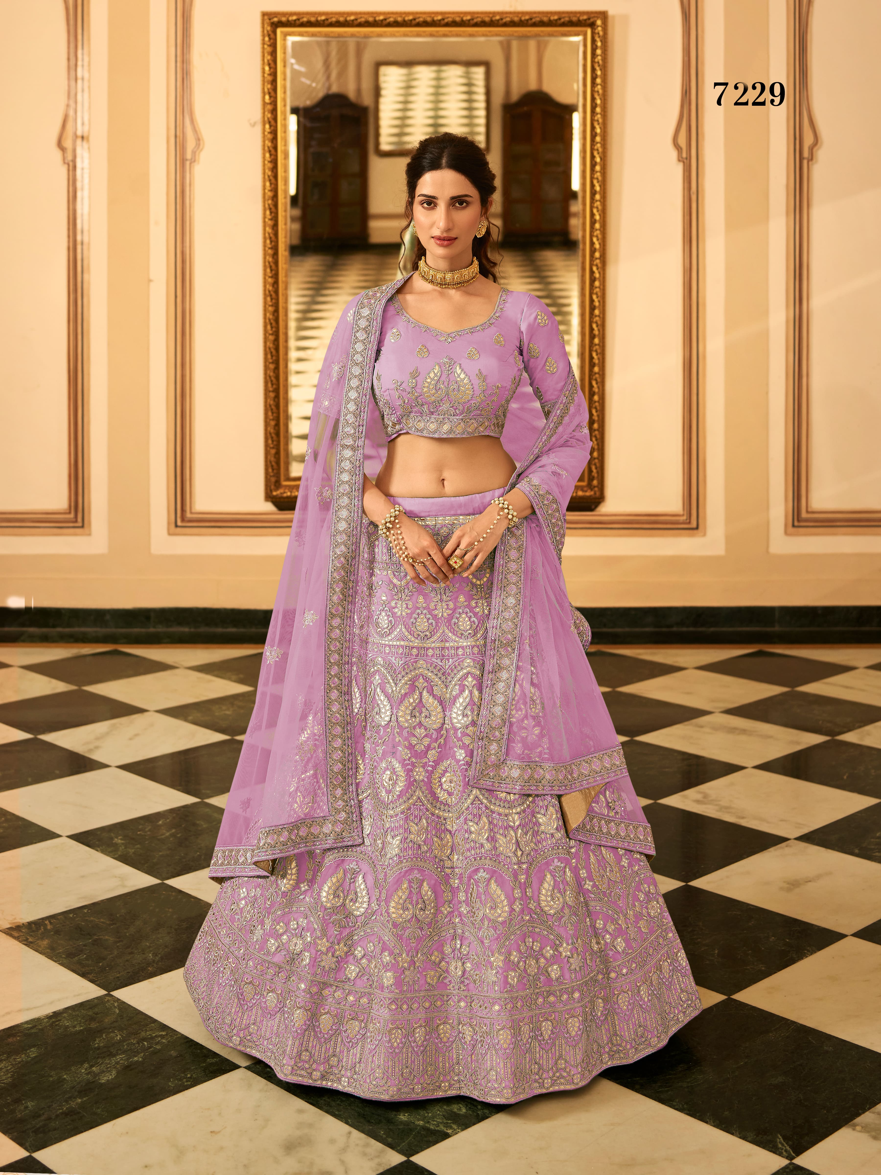 Buy Rani Rayon Navratri Wear Mirror Work Lehenga Choli Online From  Wholesale Salwar.