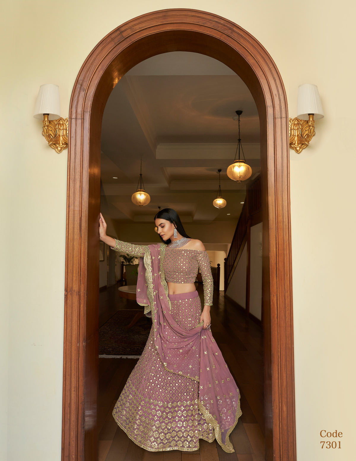 Trending rose pink color designer lehenga choli for stylish look buy now - Joshindia