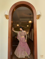 Trending rose pink color designer lehenga choli for stylish look buy now - Joshindia