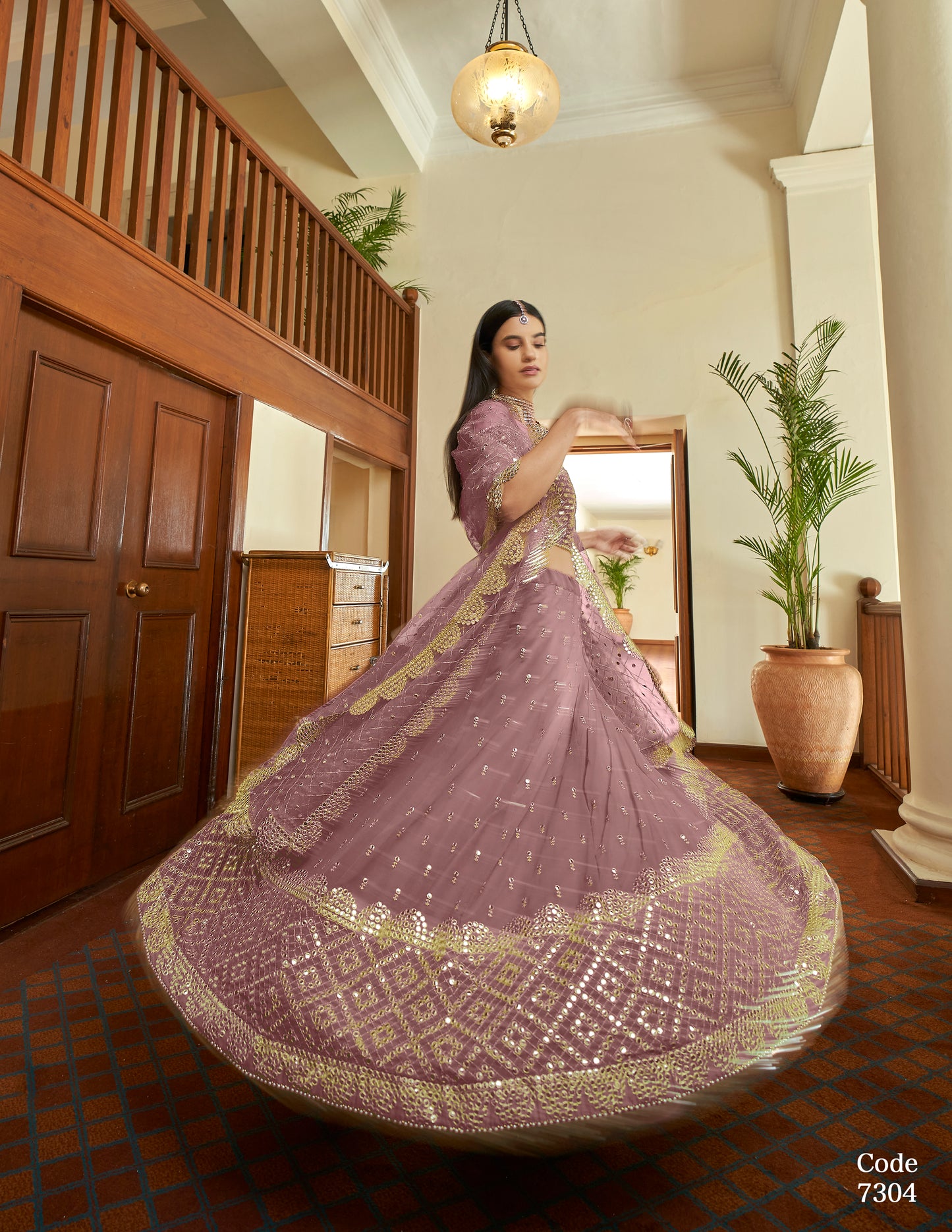 Buy baby pink color heavy designer lehenga choli for wedding