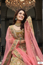 Trendy Olive Green Velvet Lehenga Choli Buy Now - Joshindia