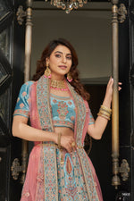 Trendy New Turquqise Bridal Designer Lehenga Choli Buy Now - Joshindia