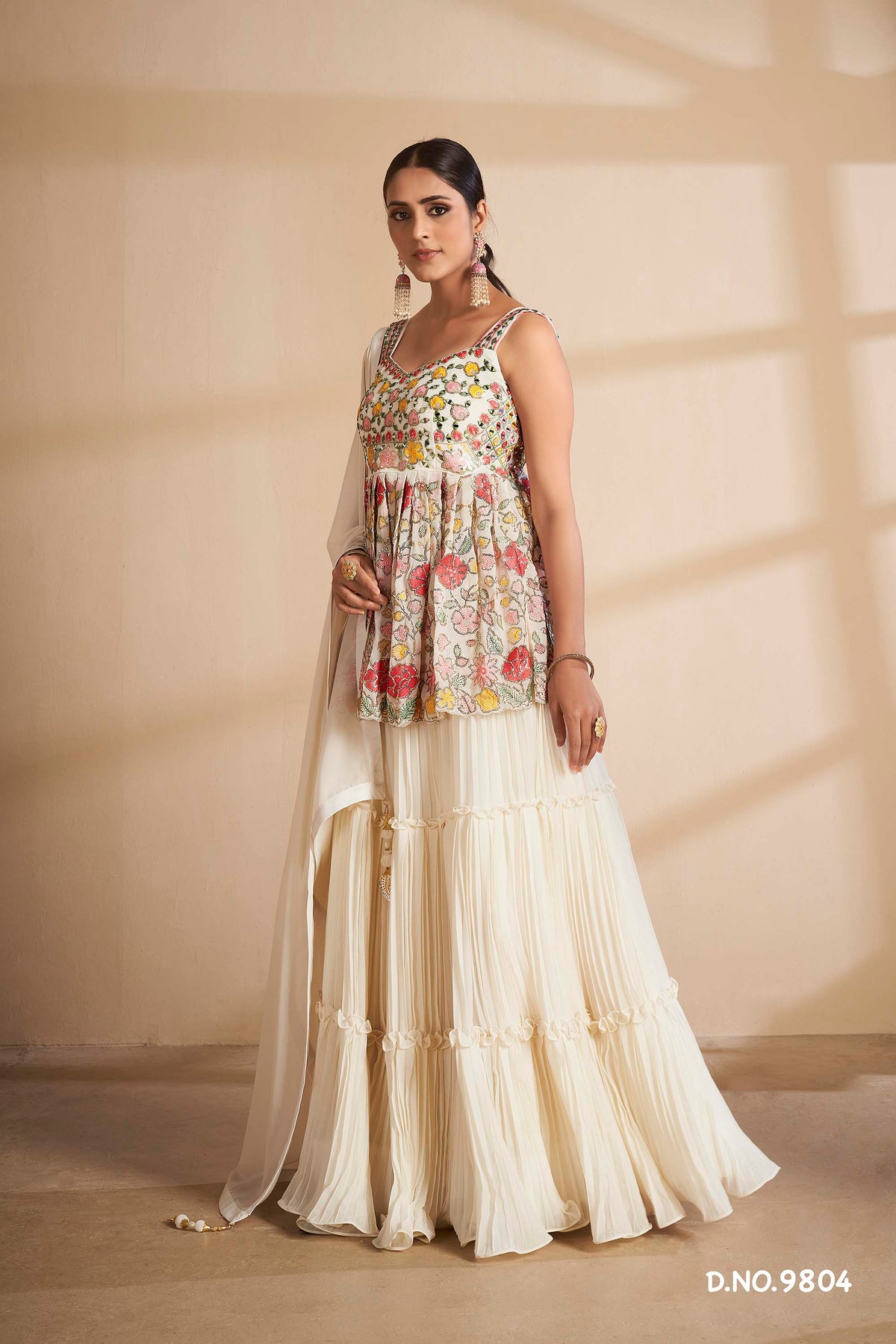 Latest Off white Color Designer Lehenga Choli For Wedding Look - Joshindia