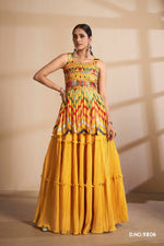 mustard color beautiful designer lehenga choli buy now - Joshindia