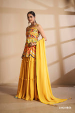 mustard color beautiful designer lehenga choli buy now - Joshindia