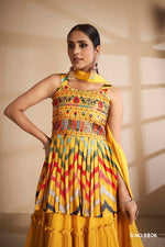 mustard color beautiful designer lehenga choli buy now - Joshindia