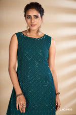 dark green trending floor length salwar suit buy now - Joshindia