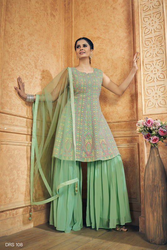 Beautiful Green Designer Salwar suit At Best Price