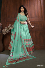 SEAGreen Color Heavy Designer Lehenga Choli Buy Online - Joshindia