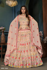Peach Color Heavy Designer Lehenga Choli Buy Online - Joshindia