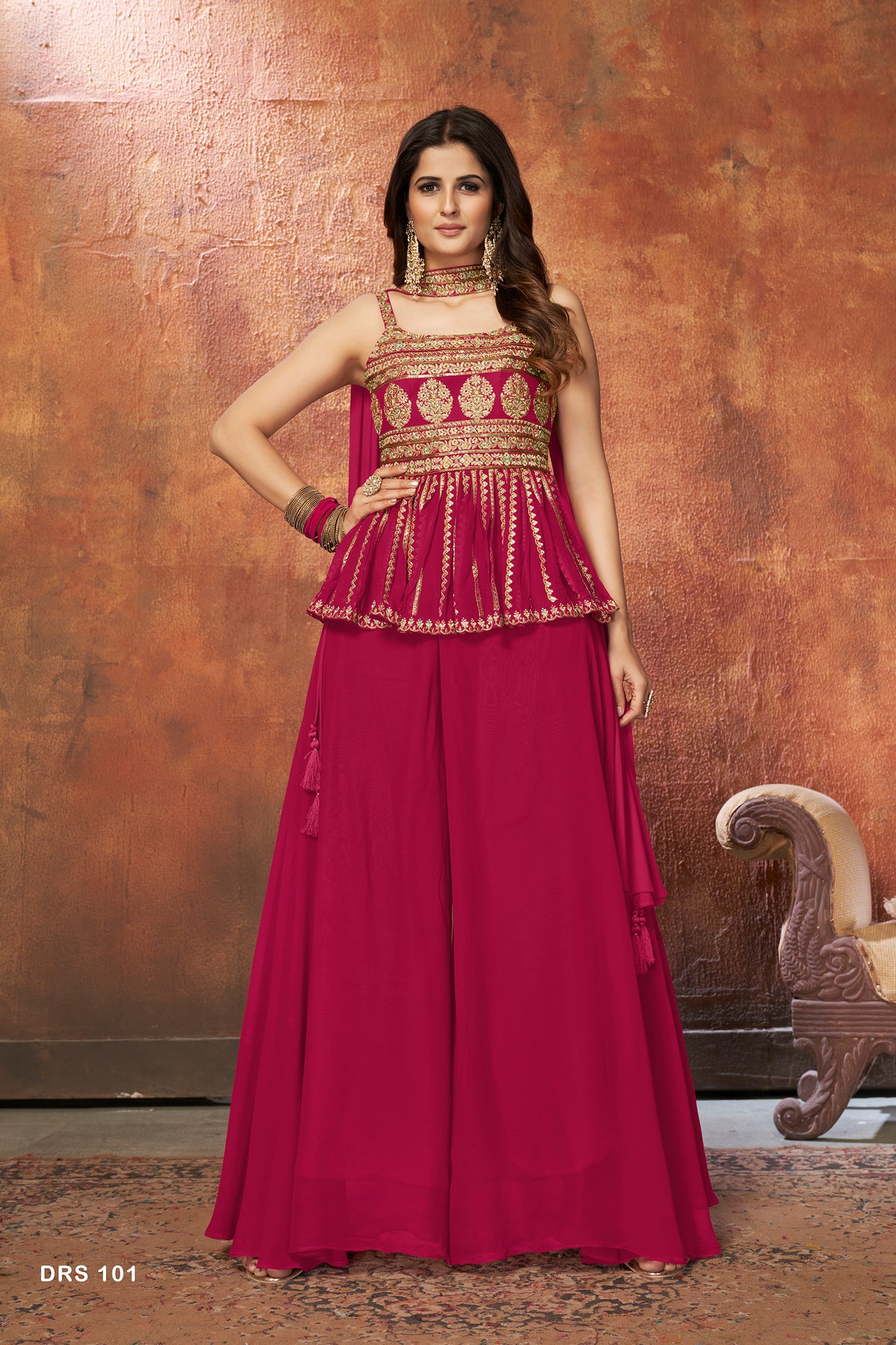 Beautiful Pink Designer Salwar suit At Best Price - Joshindia