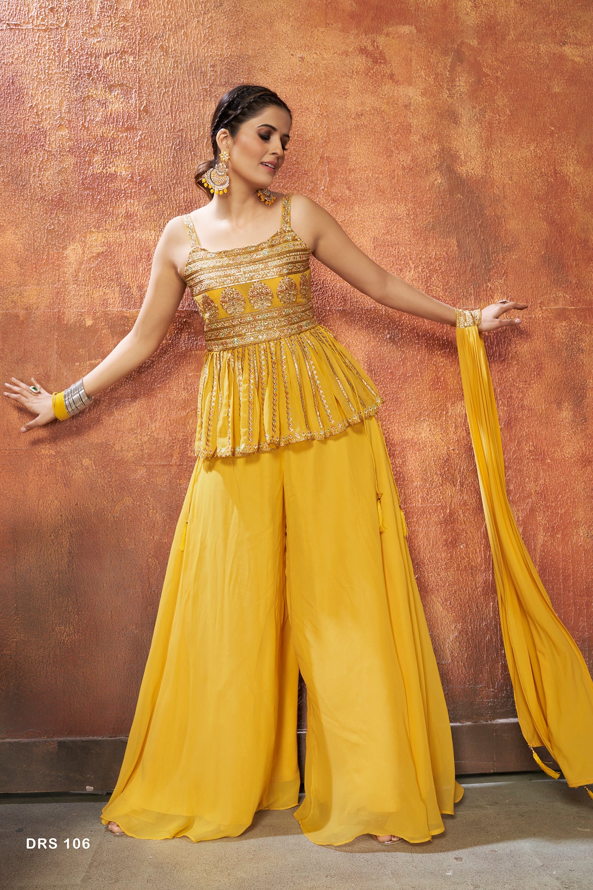 Beautiful Yellow Designer Salwar suit At Best Price - Joshindia