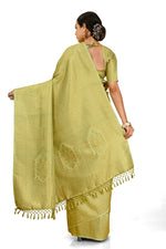 plain silk saree with small border - Joshindia