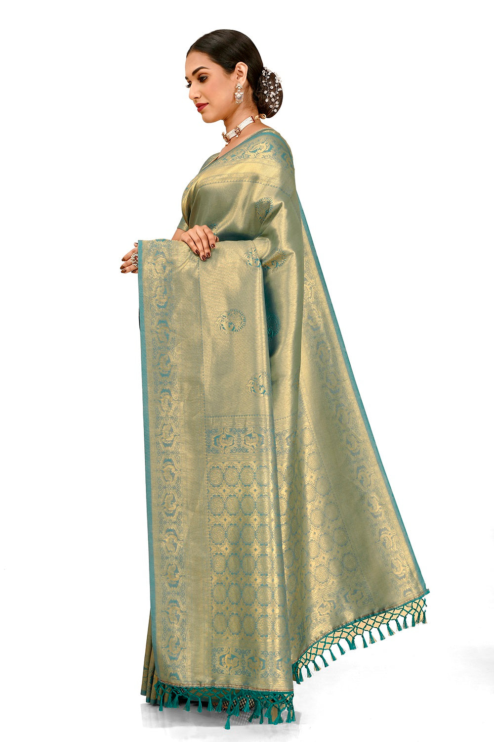 kanjivaram silk saree At Affordable price - Joshindia