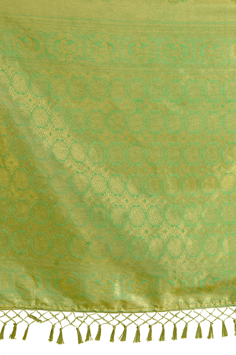 Lite Green Banarasi silk saree Buy Now - Joshindia