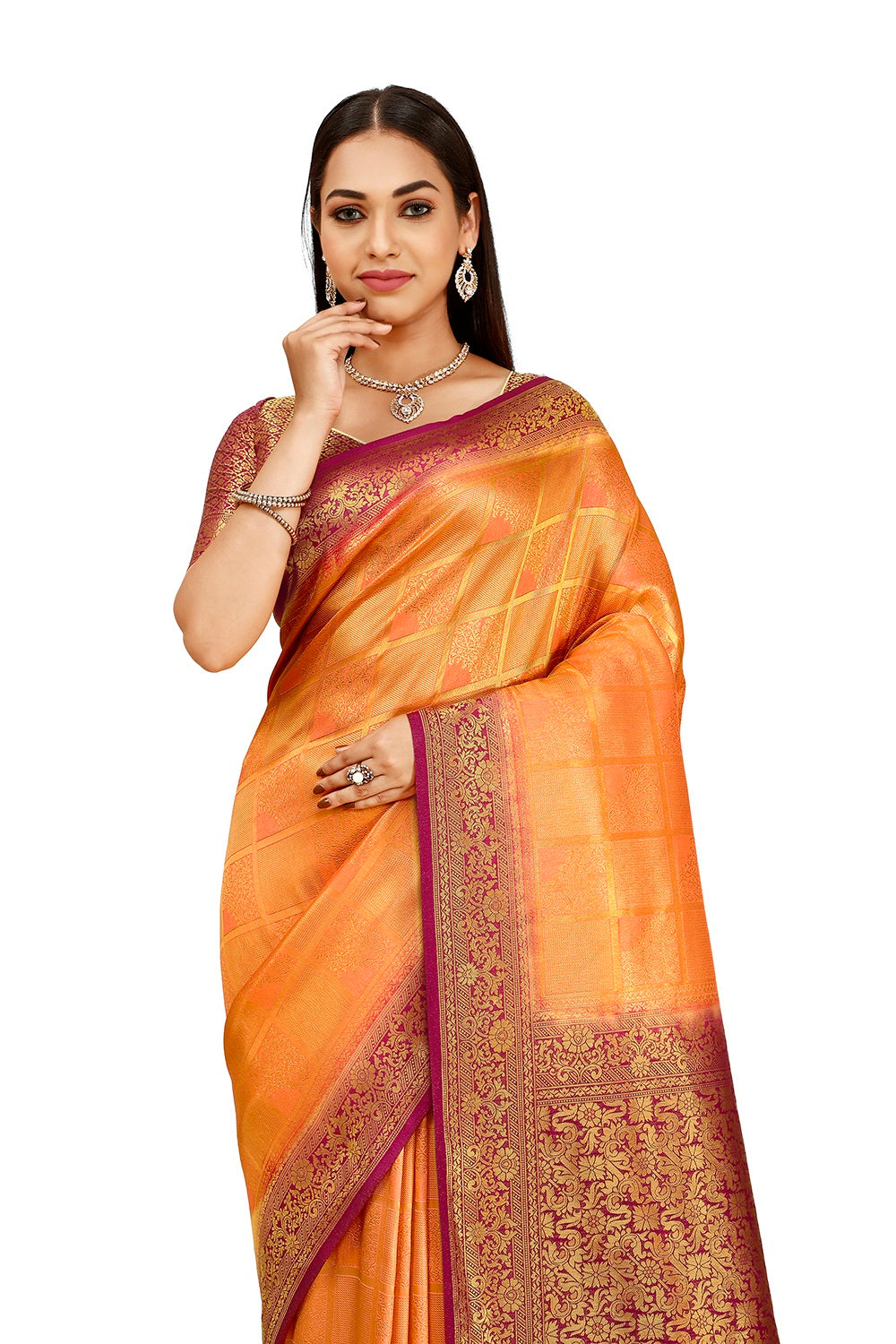 Beautiful silk saree Buy online - Joshindia