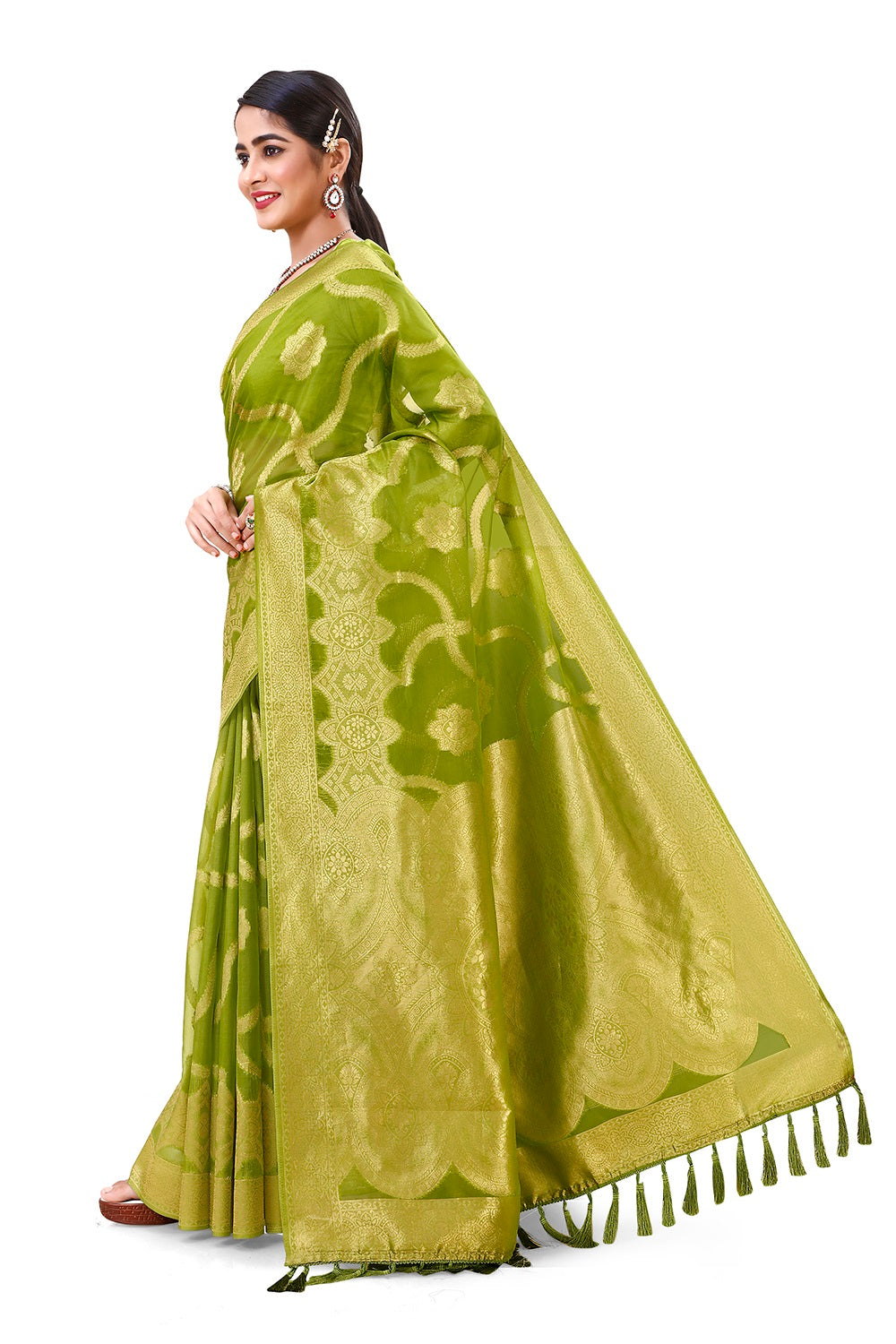 Designer Green Color Silk Saree Collection Buy Now - Joshindia