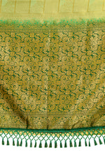 Green color silk saree design Buy Now - Joshindia