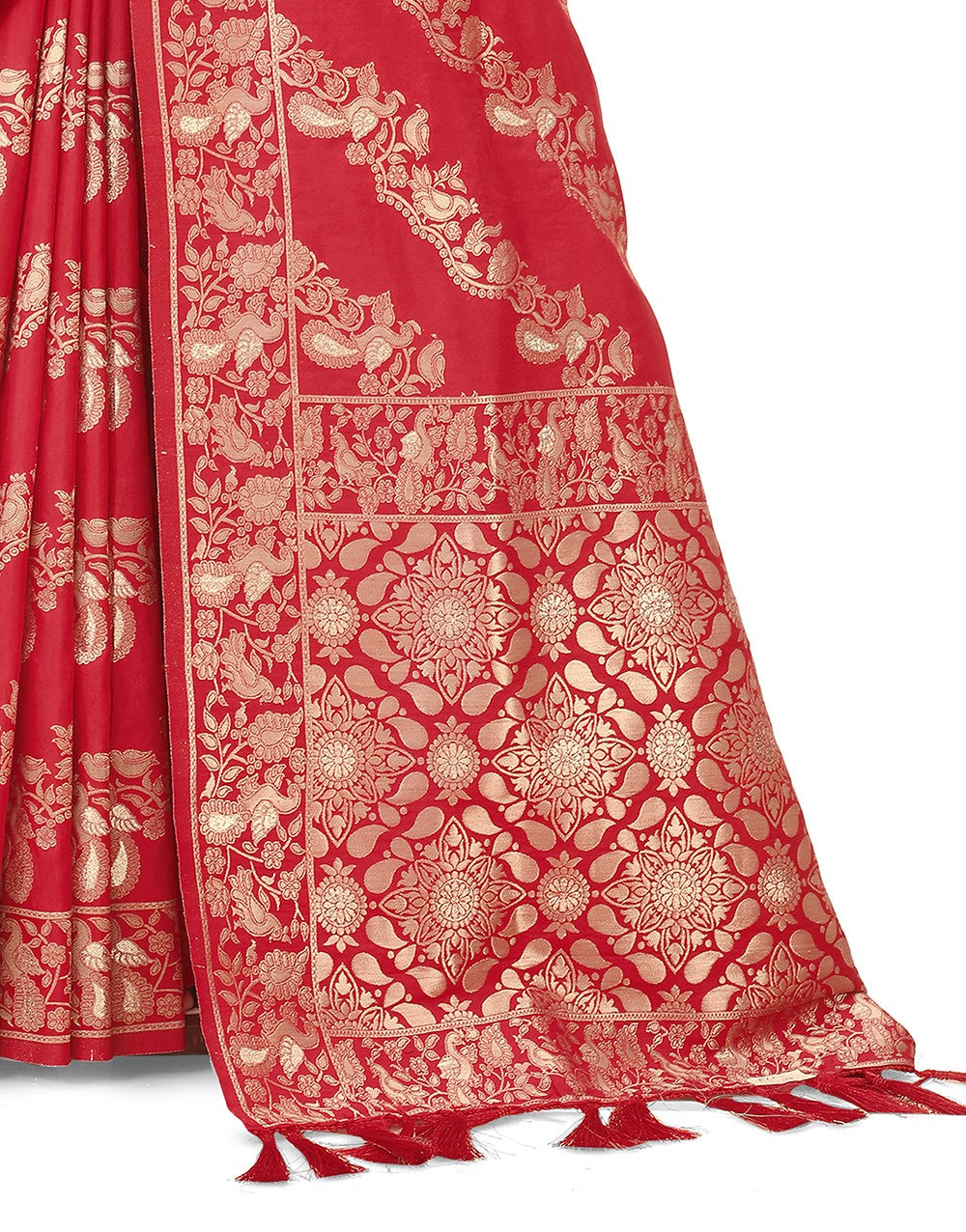 classy multi color silk designer saree with blouse - Joshindia