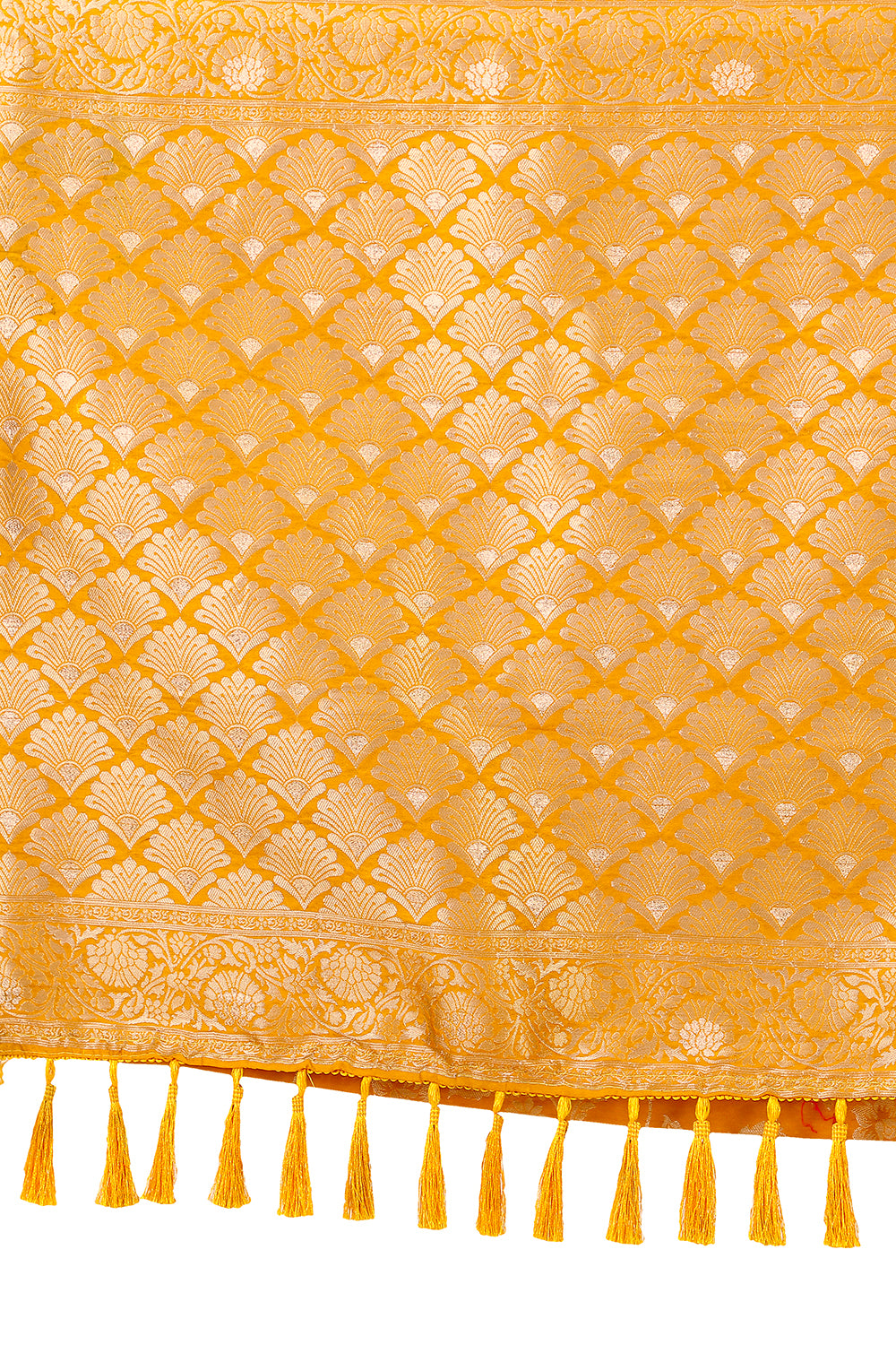 yellow color silk saree buy online - Joshindia