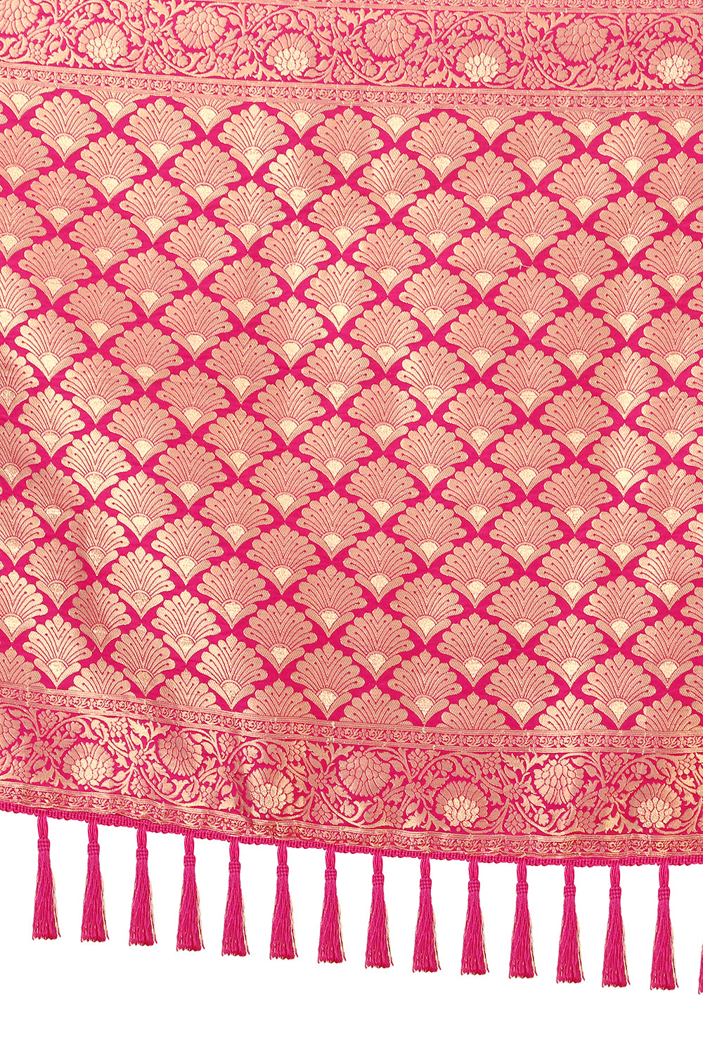 Amazing pink color soft silk saree with blouse - Joshindia