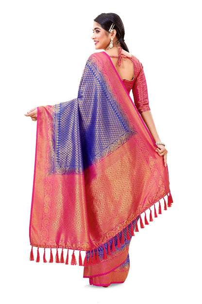 buy online Kanjivaram designer embroidery silk saree