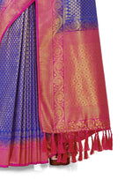 buy online Kanjivaram designer embroidery silk saree - Joshindia