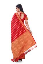 Red Color Kanjeevaram Silk Sarees Buy Online - Joshindia