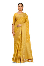 Trending Yellow Color Designer silk Saree BuyNow - Joshindia