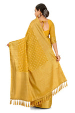 Trending Yellow Color Designer silk Saree BuyNow - Joshindia