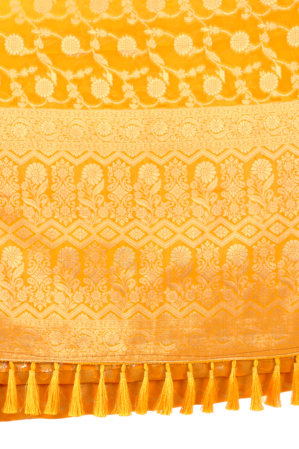 Beautiful Yellow Color saree Buy Online - Joshindia