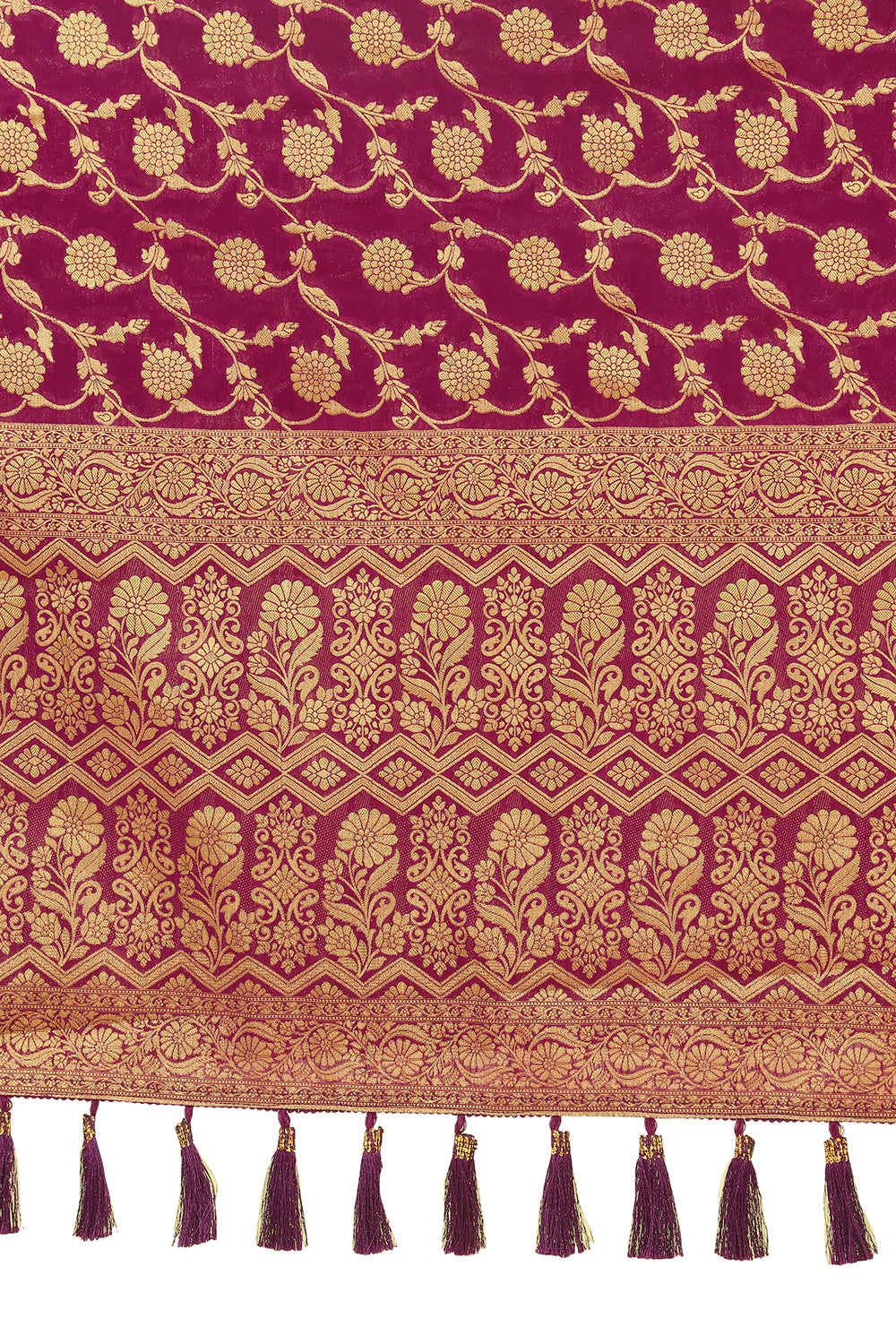Amazing Wine color kanjiveram saree buy online - Joshindia