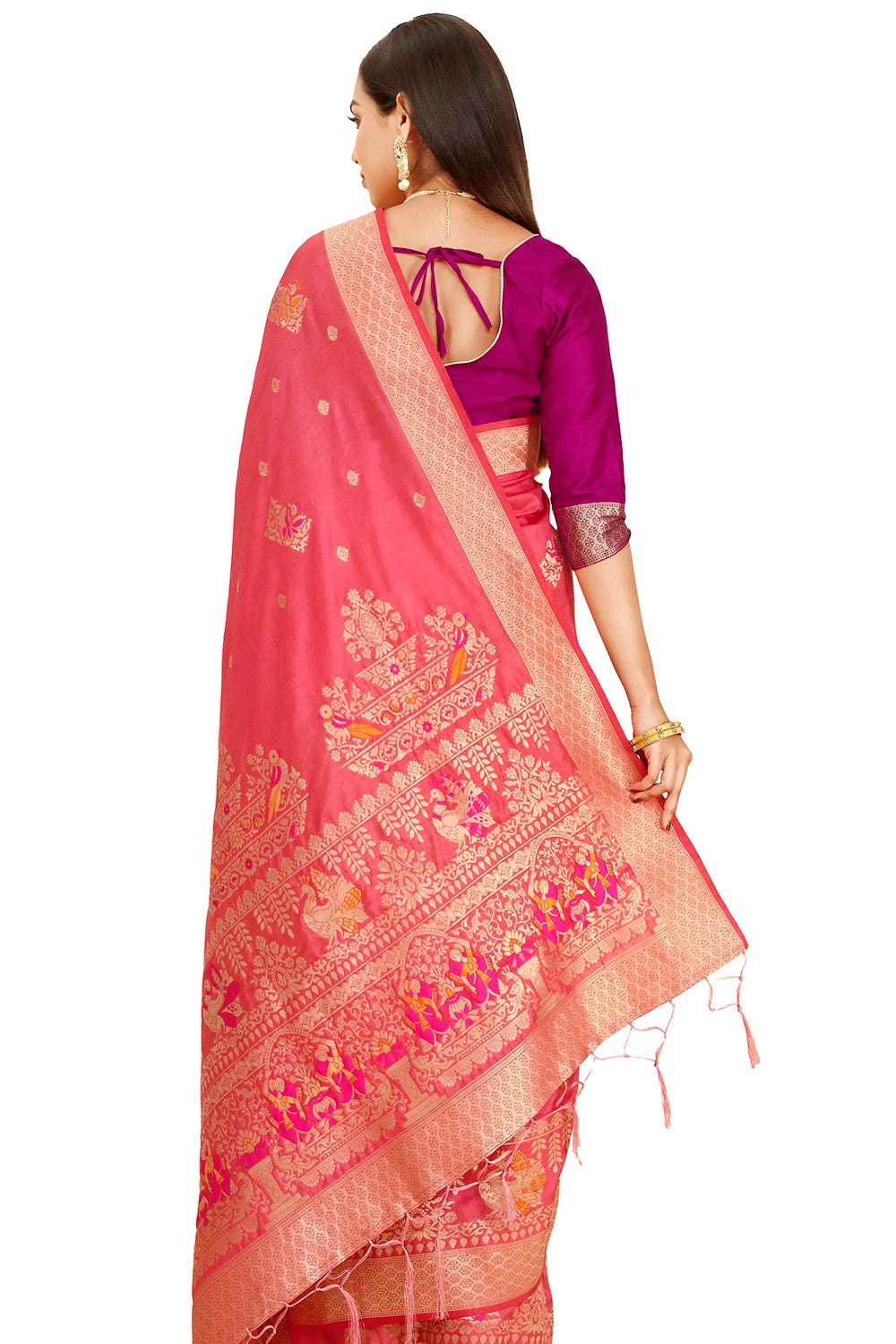 Trendy kanjivaram designer Silk saree at affordable rate - Joshindia