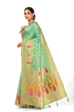 Glorious Green color kanjivaram silk saree Buy Now - Joshindia